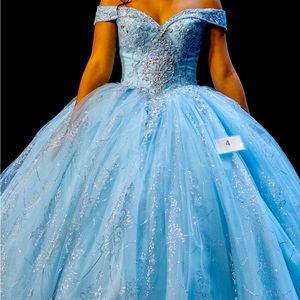 PROM/PAGEANT/QUINCE Blue CINDERELLA!!